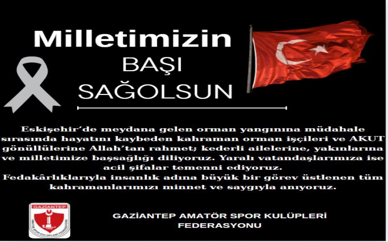 MİLLETİMİZİN BAŞI SAĞOLSUN